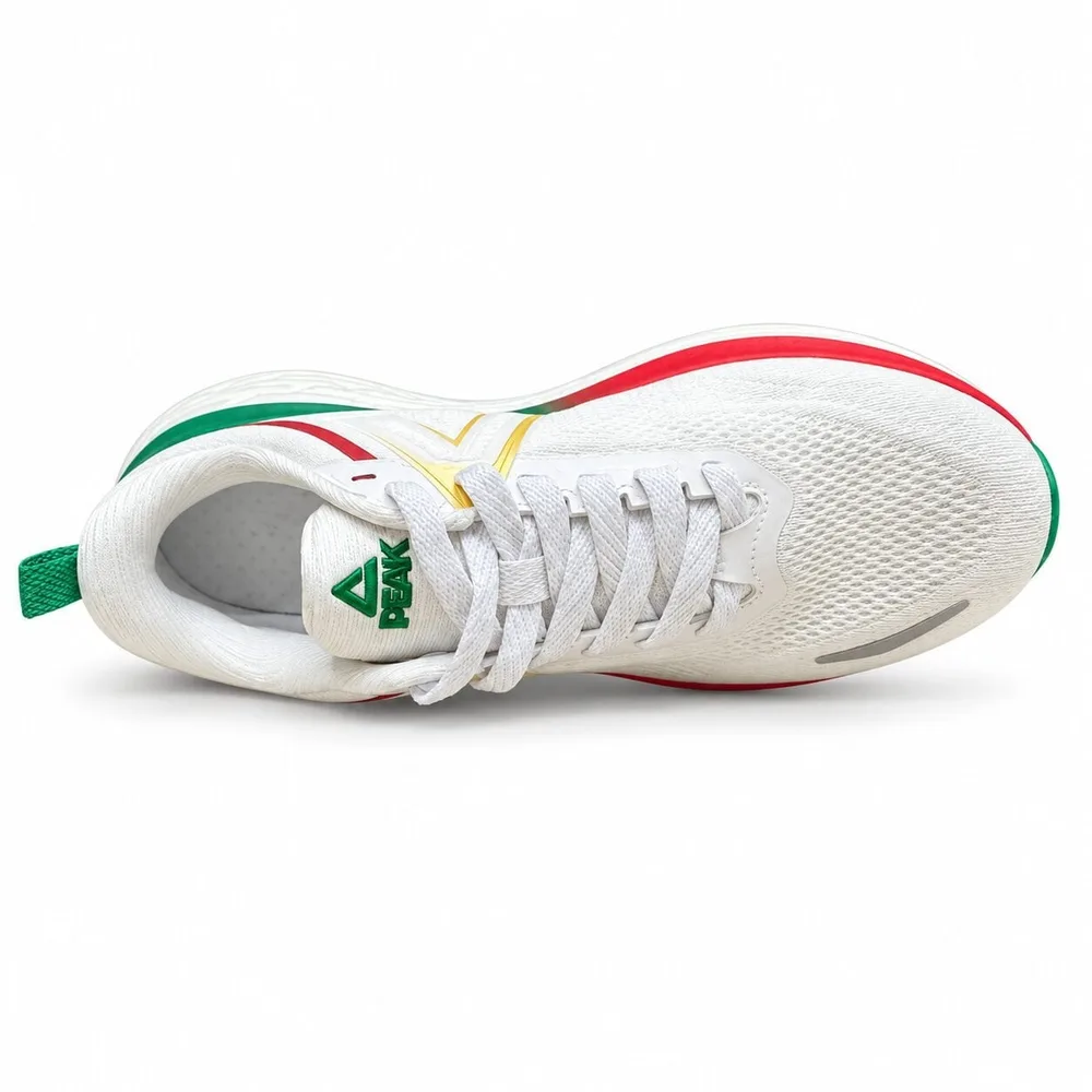 Peak Turbo MCA Running Shoes White Green Red