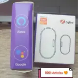 Capteur intelligent d'ouverture de porte / fenêtre - Tuya Smart Zigbee