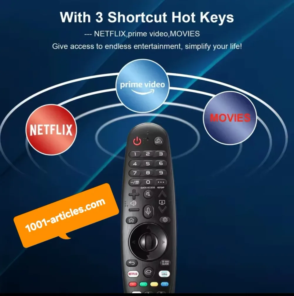 Télécommande LG Magique de remplacement MR20GA - Smart TV