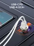 30W ULTRA Mini Zinc Alloy Shell Car Charger C509Q