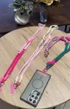 Tour de Cou / Lanière pour Smartphone – Style Corde Tressée 📱