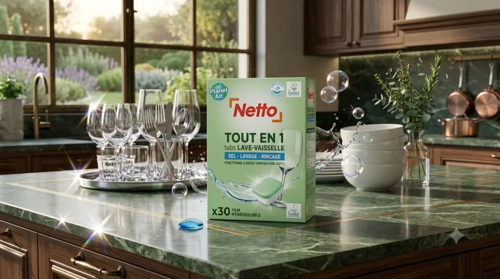 🌿 Netto – أقراص غسالة الصحون الكل في واحد