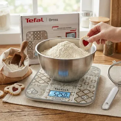 Balance de cuisine électronique Tefal ميزان مطبخ الكتروني تيفال