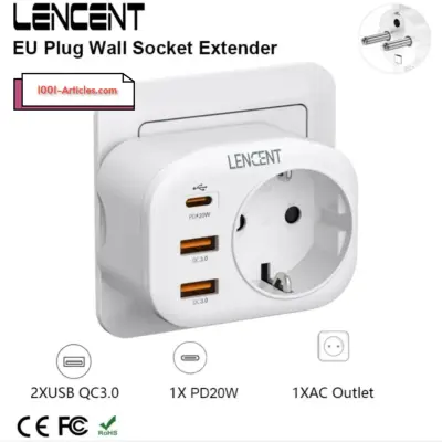 LENCENT Multiprises Charge Rapide USB