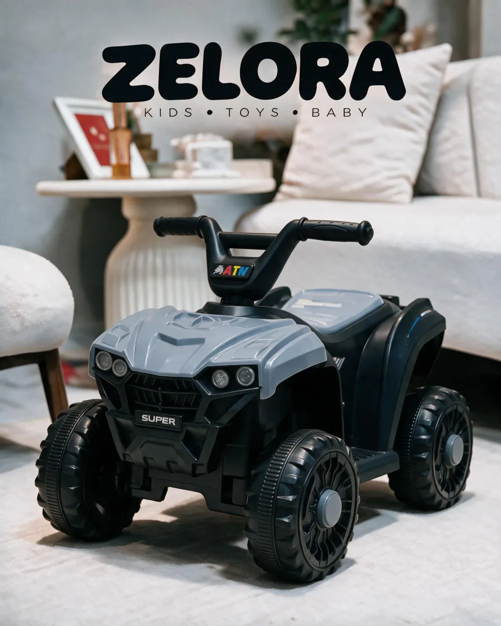 Quad, Moto Electrique pour Enfant avec Télécommande