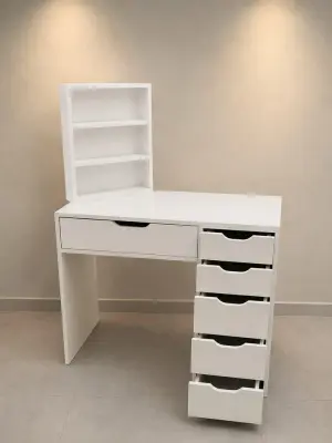 Bureau d'Onglerie Alex 5 Tiroirs avec Présentoir - بورو مانيكير أليكس