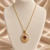 Collier à pendentif floral