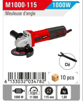 Meuleuse soficlef 1000w 115mm