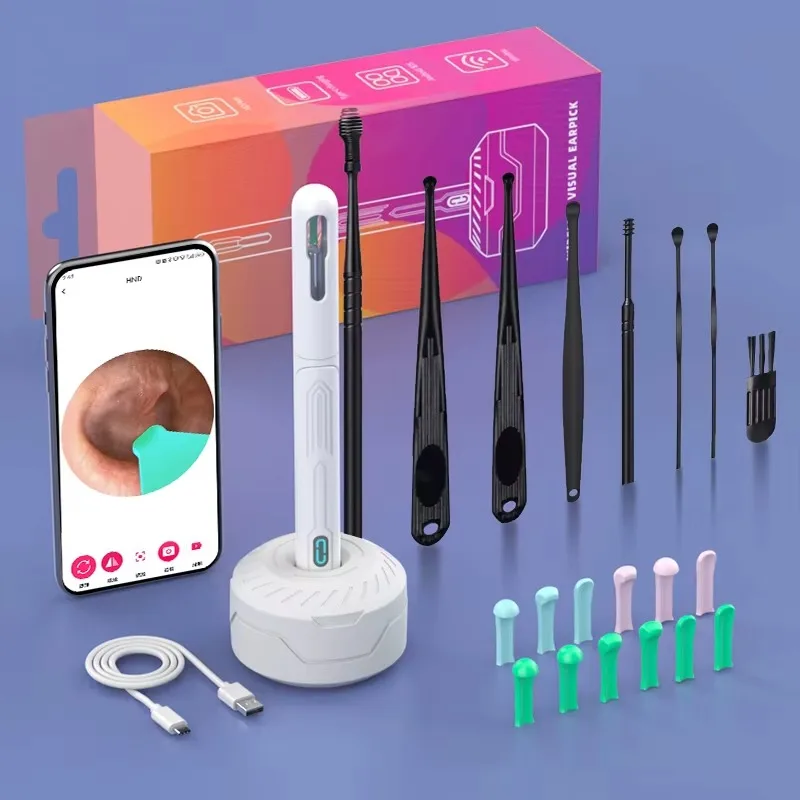 Nettoyeur d'oreille avec caméra