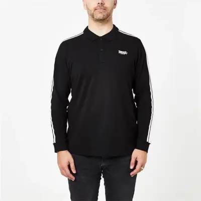 Polo manches Longues Lonsdale Noir