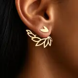Boucles d’oreilles dorées — 4 modèles