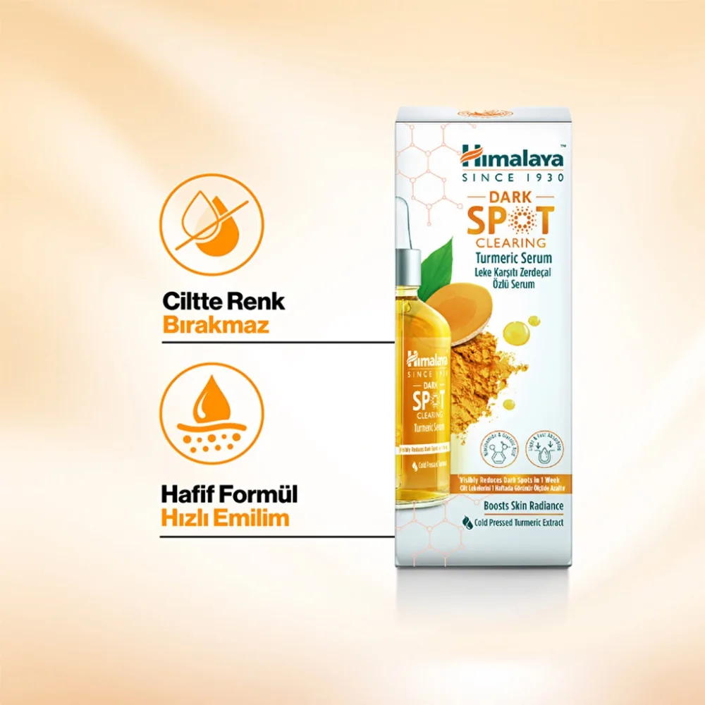 Sérum anti-taches au curcuma Himalaya 30 ml