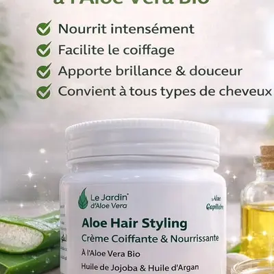 Crème coiffante et nourrissante