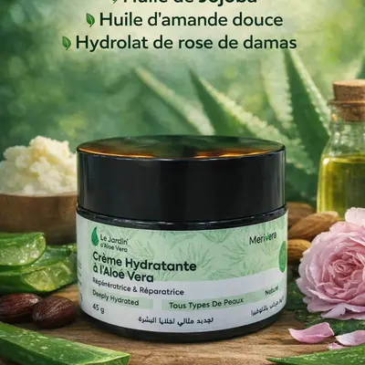 Crème hydratante de jour a l'Aloë Vera