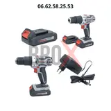 Back to products Visseuse Perceuse à Percussion Sans Fil 2 Batteries 20v 2Ah avec Kit d’outils et d’accessoires50 Pcs CROWN CT21102H-2-(50) EK