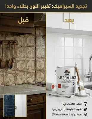 طلاء سيراميك Peinture faience 🇩🇪 2.7L