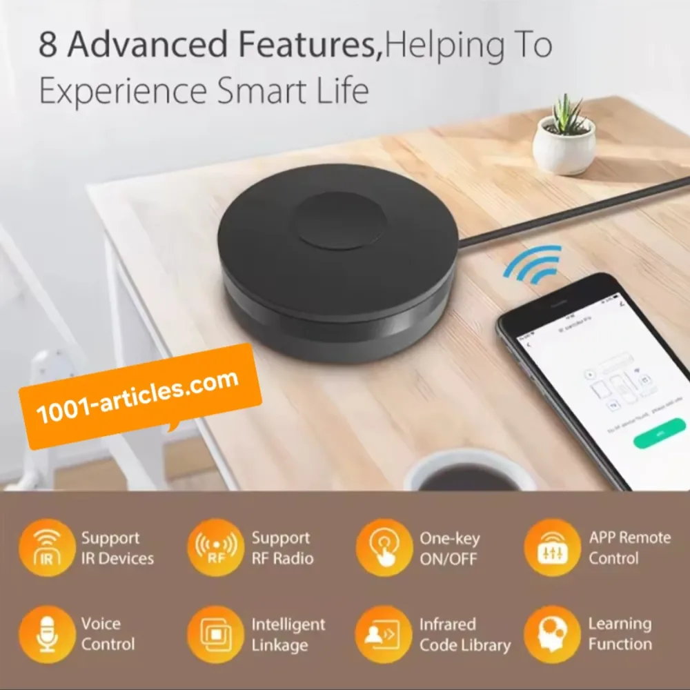 Module IR / RF / WIFI, Smart Remote Controller, Télécommande Universelle Tuya Smart.