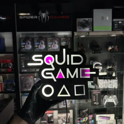DECOR 3D LED SQUID GAME