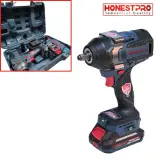 Boulonneuse a choc a batterie 21V 4.0AH 1100Nm YAE6114 HONESTPRO En stock