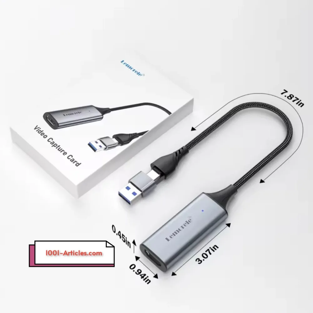 Carte d'acquisition vidéo HDMI vers USB / USB Type C à 1080p