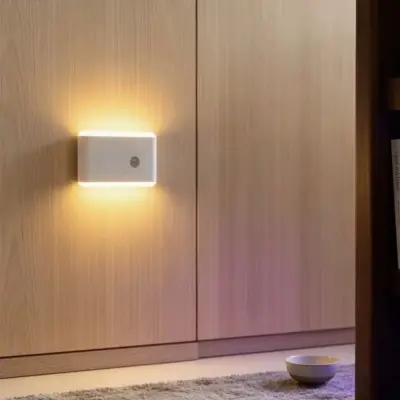 Lampe à détecteur de mouvement intelligent, éclairage double face,