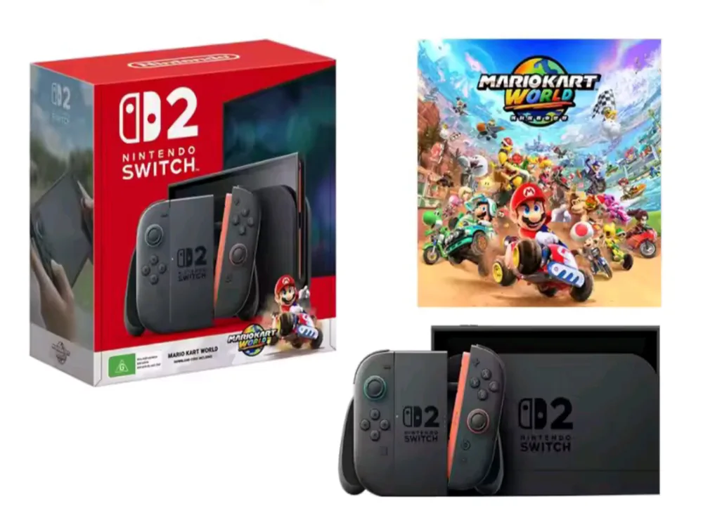 Console Nintendo Switch 2 pack Mario kart neuf sous emballage