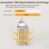Chauffe-biberon électrique Rechargeable USB Affichage de la température - سخان قارورة الحليب للأطفال