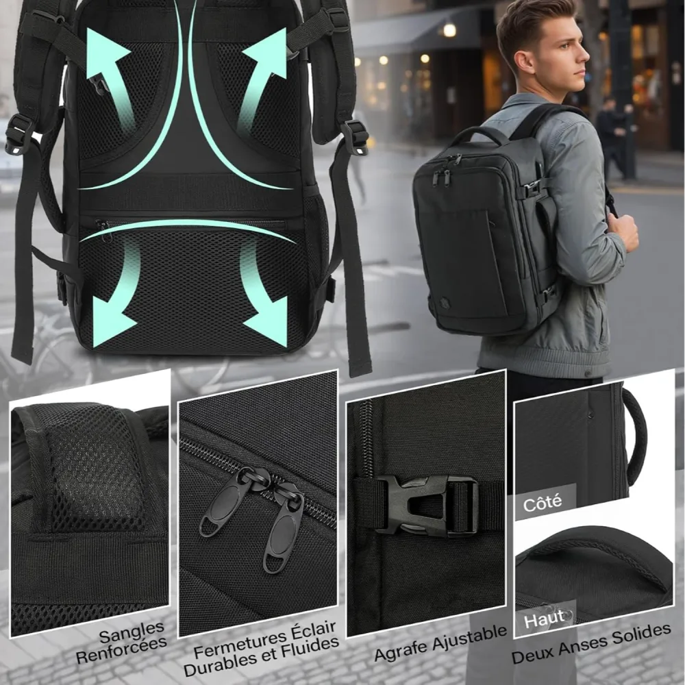 Vankev 40x20x25-ryanair — 30L, , laptop 14"