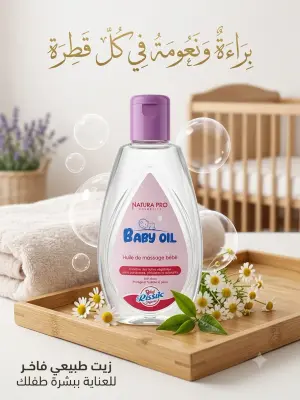 - Baby Oil (زيت تدليك للأطفال من ناتورا برو).