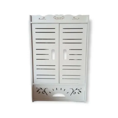 Double Door Cabinet with Decorative Top CNC File