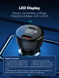 100W Dual USB Super Fast Car charger C101