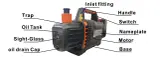 POMPE À VIDE BATTERIE 1/4HP –18V