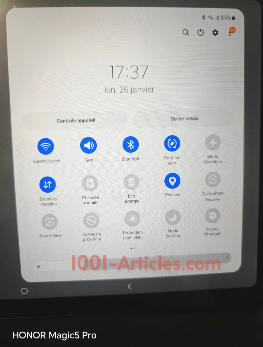 Tablette Samsung Tab A7, 10.4 pouces, 03 Go/32 Go, 7040 mAh