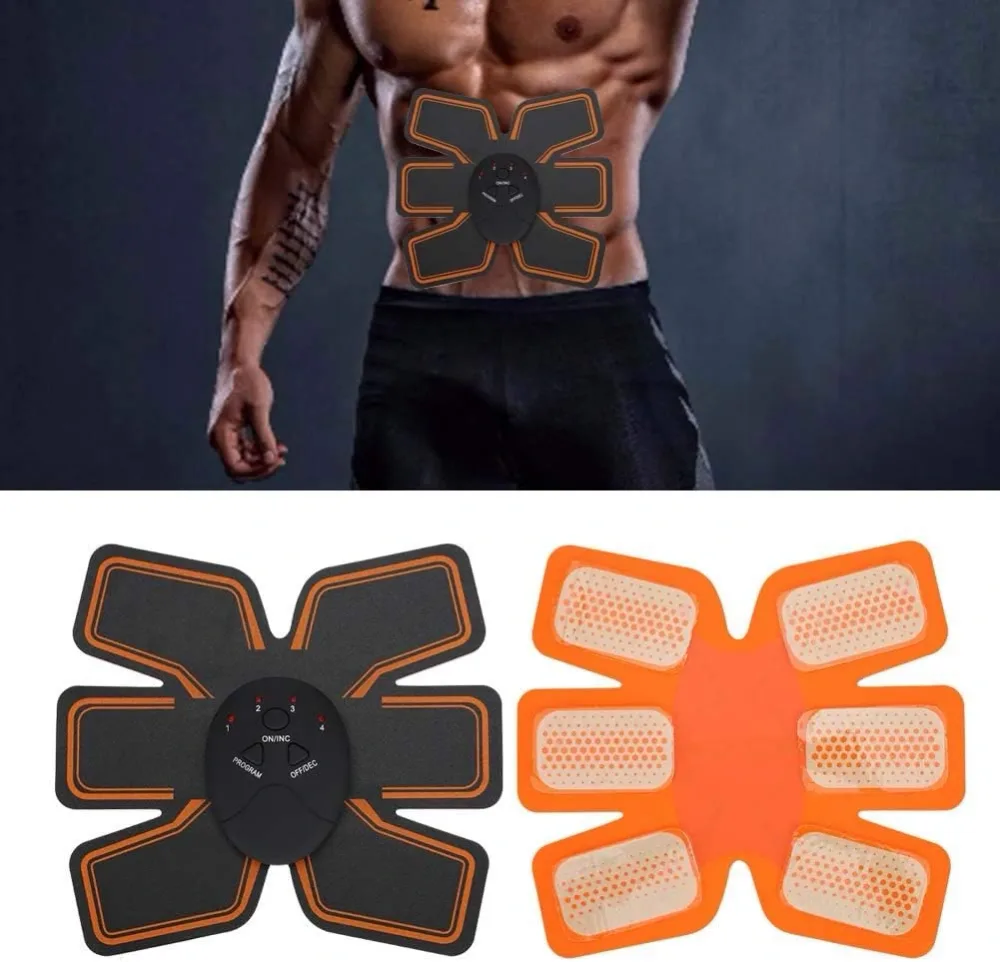 Ceinture de Musculation Électrostimulation EMS  Abdominaux et Minceur, 6 Modes - حزام التخسيس وتحفيز العضلات الكهربائي الذكي