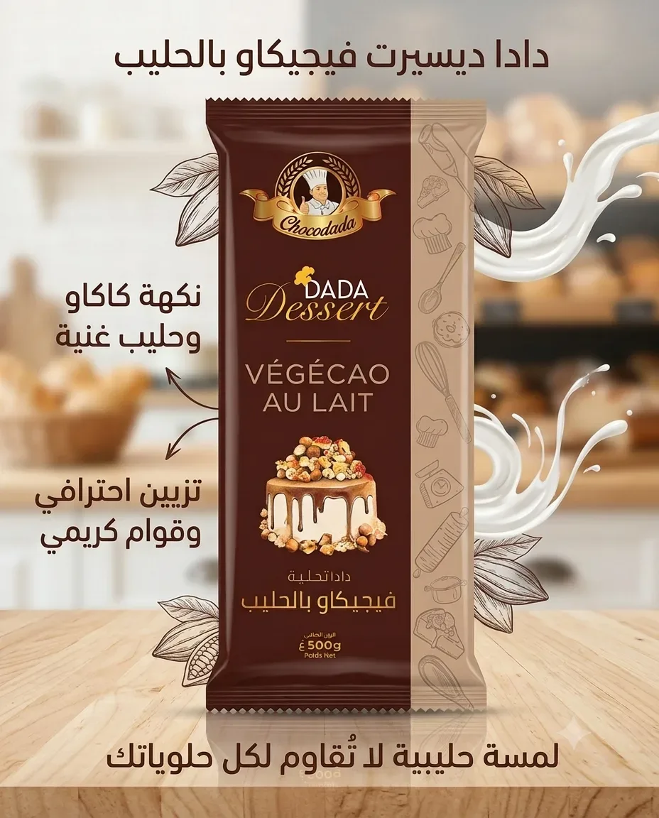 Dada فيجيكاو بالحليب 500غ