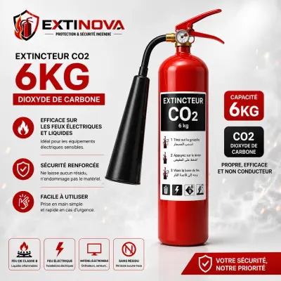 Extincteur Co2 6kg