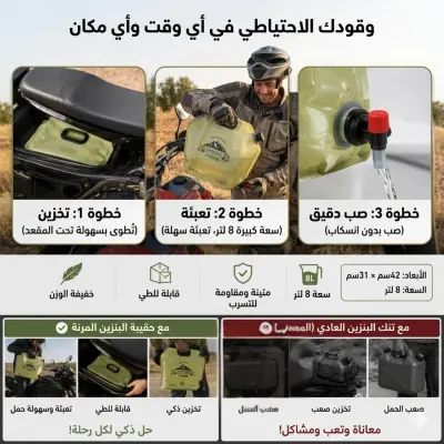 حقيبة بنزين قابلة للطي