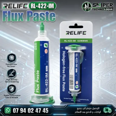 FLUX SOLDER PASTE RELIFE RL-422-IM