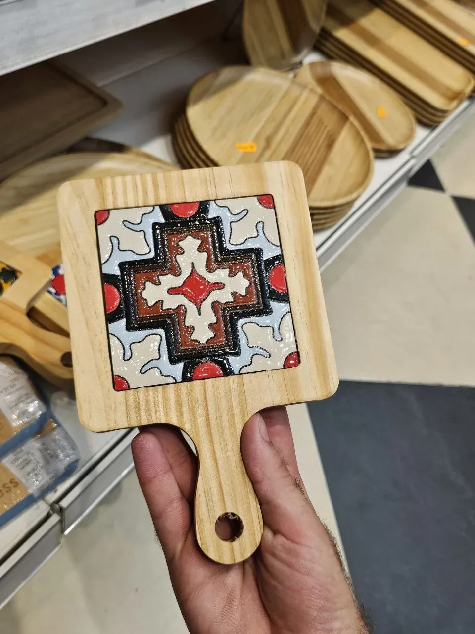 🎨 PETITE PLANCHETTE DÉCORÉE - CARREAU CÉRAMIQUE