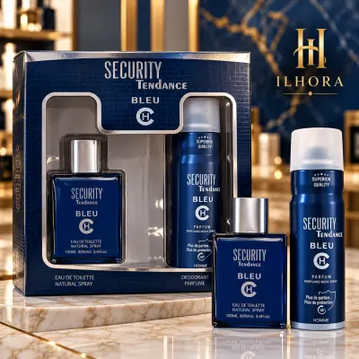 Coffret Cadeaux Parfum Security - Bleu - 2Pcs Pour Homme