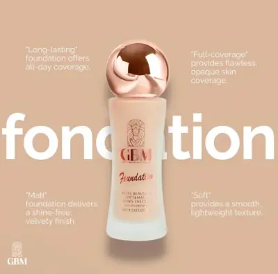 كريم أساس GBM Foundation– لإطلالة مخملية ساحرة تدوم طويلاً