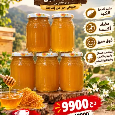 عسل شوك الجمل 3 كغ مع هدايا