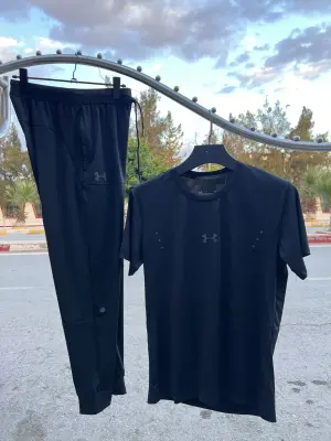 Ensemble under armour t shirt pantalon noir