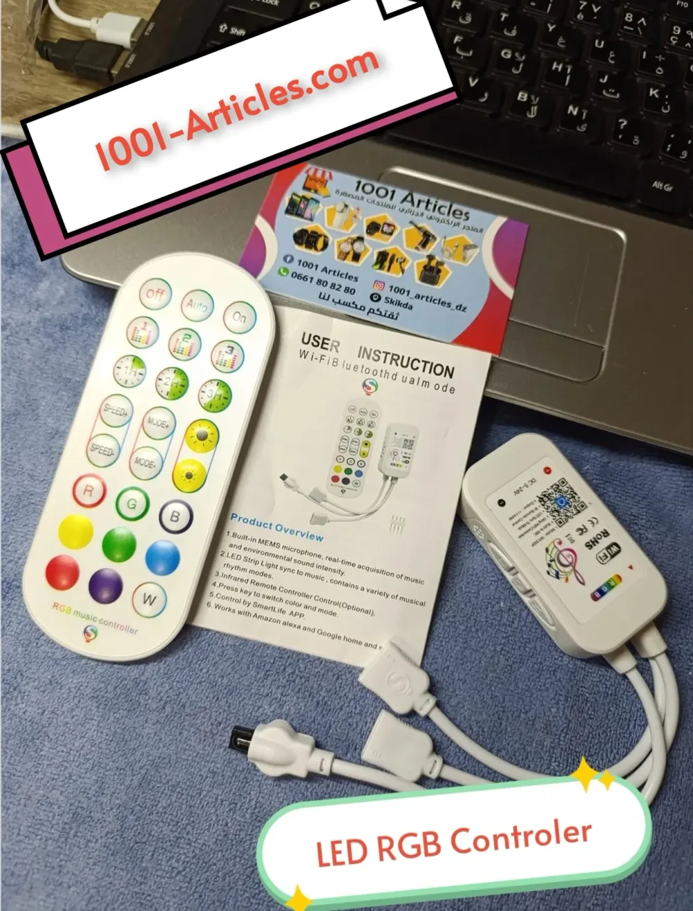 Contrôleur Ruban LED RGB 4 Broches Tuya Smart Wi-Fi