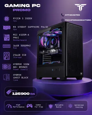 PC GAMING RYZEN 5 3500X RX 5700XT SAPPHIRE PULSE