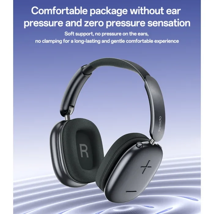 Casque EP10 BT5.4 Free Tekescopic Adjustment 400mAh Wired&Wireless Headset Head Mounted BT Earphone