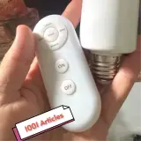 Douille de Lampe E27, 60W avec télécommande, sans fil, minuterie intelligente.