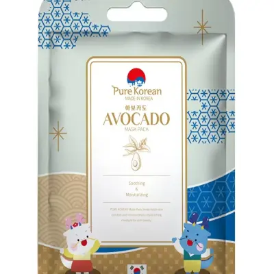 pure korean avocado mask pack
