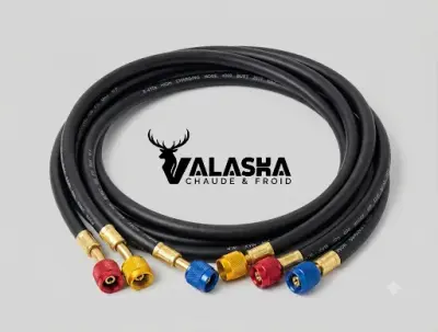 JEU FLEXIBLE 3PCS- R134A-BLACK-90CM