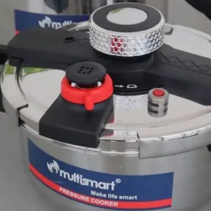 طنجرة ضغط Multismart 6 لتر Inox أصلية MS-PC0224 | طهي سريع وآمن للعائلات الجزائرية